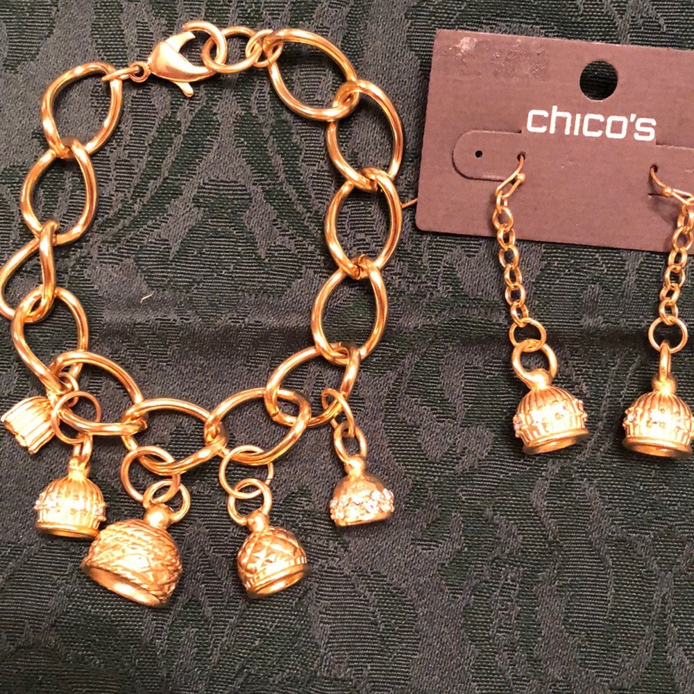🌼Chico’s Bracelet & Earring Set🌼